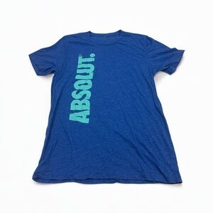 Men’s Absolut Vodka Blue T-Shirt Small